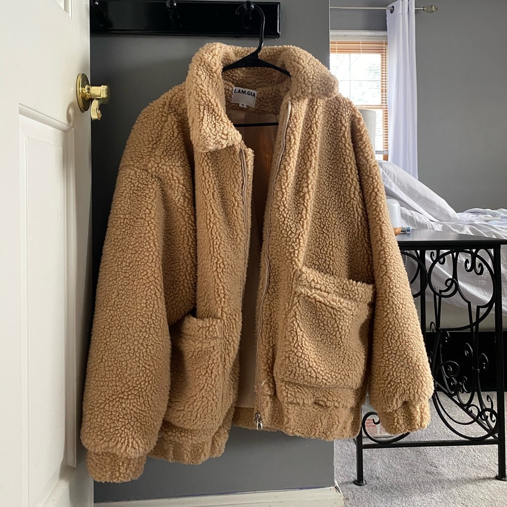 I. AM. GIA teddy coat